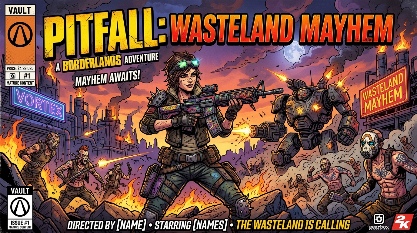 Pitfall: Wasteland Mayhem Poster by Aley Vortex